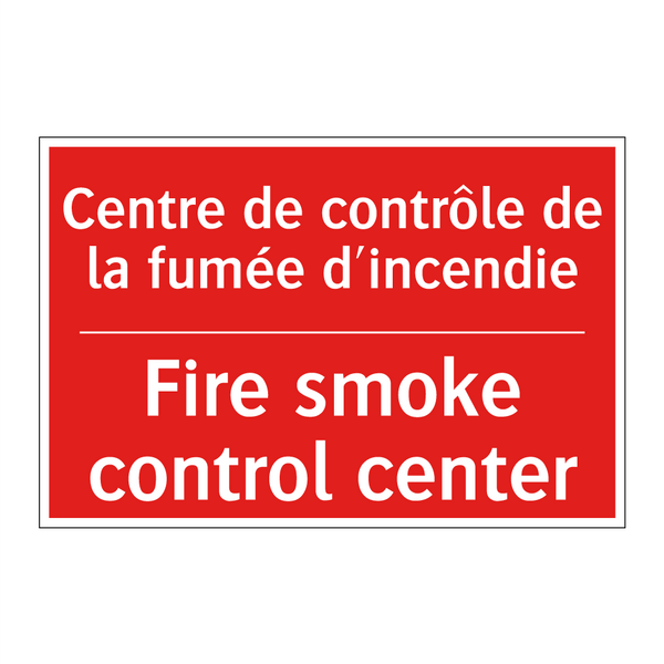 Centre de contrôle de la fumée /.../ - Fire smoke control center