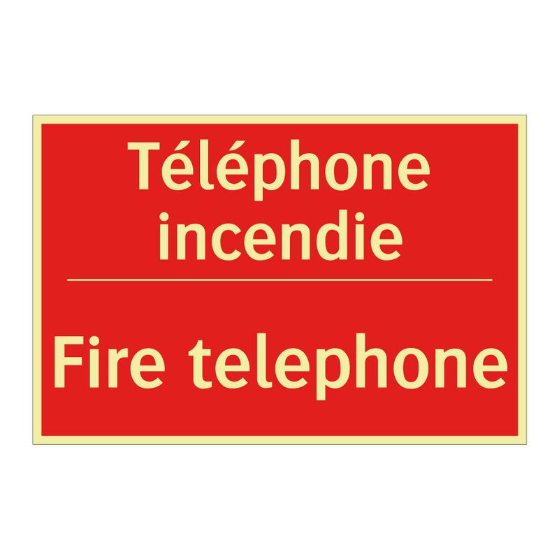 Téléphone incendie - Fire telephone