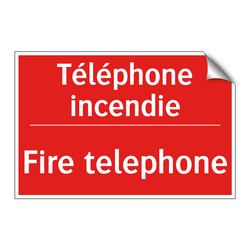 Téléphone incendie - Fire telephone