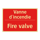 Vanne d'incendie - Fire valve
