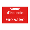 Vanne d'incendie - Fire valve