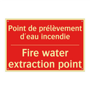 Point de prélèvement d'eau incendie /.../ - Fire water extraction point