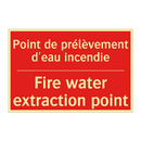 Point de prélèvement d'eau incendie /.../ - Fire water extraction point