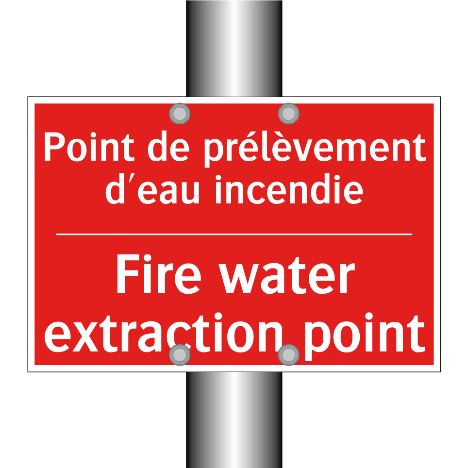 Point de prélèvement d'eau incendie /.../ - Fire water extraction point