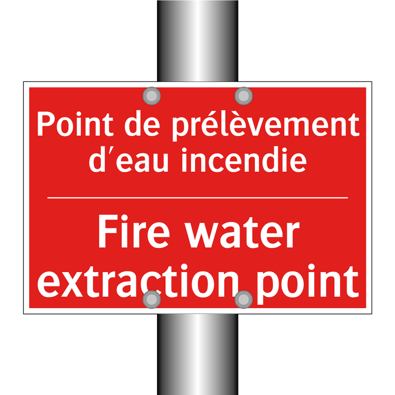 Point de prélèvement d'eau incendie /.../ - Fire water extraction point