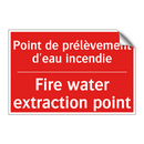 Point de prélèvement d'eau incendie /.../ - Fire water extraction point