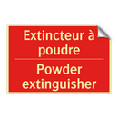 Extincteur à poudre - Powder extinguisher