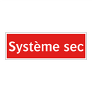 Système sec