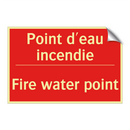 Point d'eau incendie - Fire water point