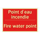 Point d'eau incendie - Fire water point