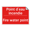 Point d'eau incendie - Fire water point