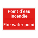 Point d'eau incendie - Fire water point