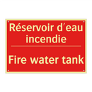 Réservoir d'eau incendie - Fire water tank