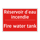 Réservoir d'eau incendie - Fire water tank