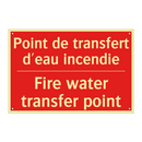 Point de transfert d'eau incendie /.../ - Fire water transfer point