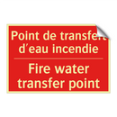 Point de transfert d'eau incendie /.../ - Fire water transfer point