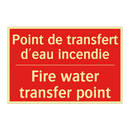 Point de transfert d'eau incendie /.../ - Fire water transfer point