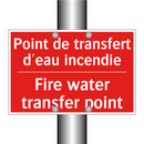 Point de transfert d'eau incendie /.../ - Fire water transfer point