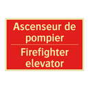 Ascenseur de pompier - Firefighter elevator