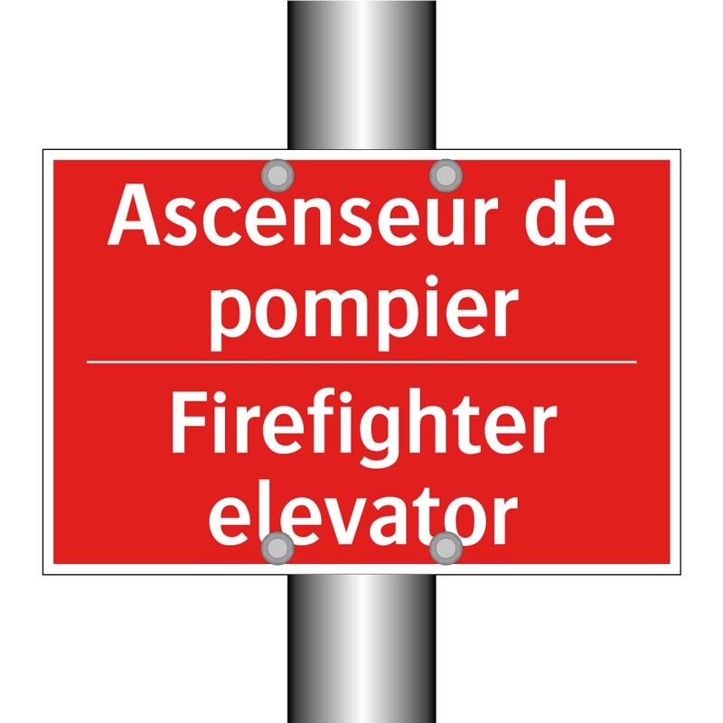 Ascenseur de pompier - Firefighter elevator