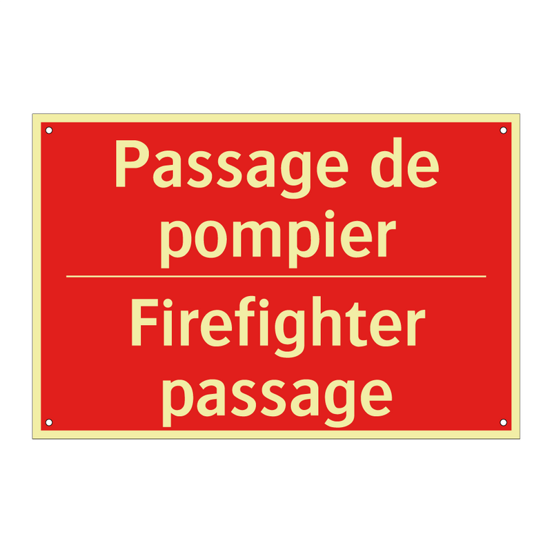 Passage de pompier - Firefighter passage