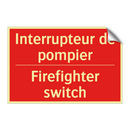 Interrupteur de pompier - Firefighter switch