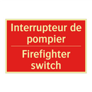 Interrupteur de pompier - Firefighter switch