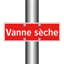 Vanne sèche