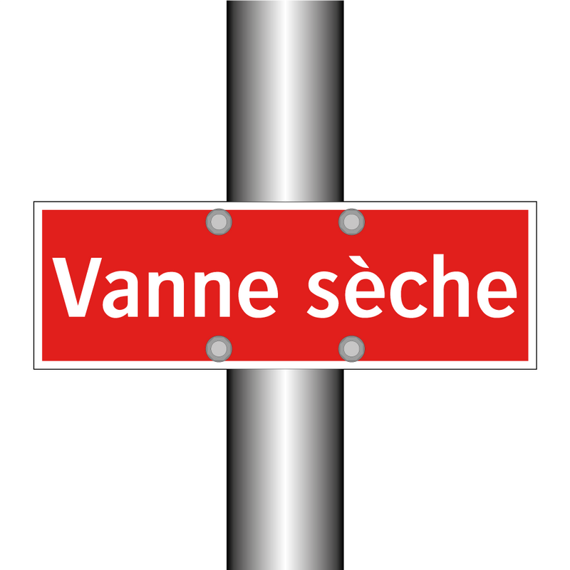 Vanne sèche