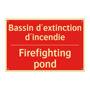 Bassin d'extinction d'incendie - Firefighting pond