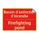 Bassin d'extinction d'incendie - Firefighting pond
