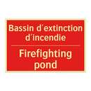 Bassin d'extinction d'incendie - Firefighting pond