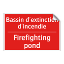 Bassin d'extinction d'incendie - Firefighting pond