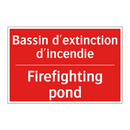 Bassin d'extinction d'incendie - Firefighting pond