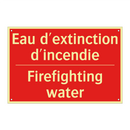 Eau d'extinction d'incendie - Firefighting water