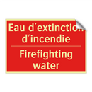 Eau d'extinction d'incendie - Firefighting water