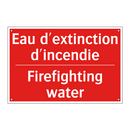 Eau d'extinction d'incendie - Firefighting water