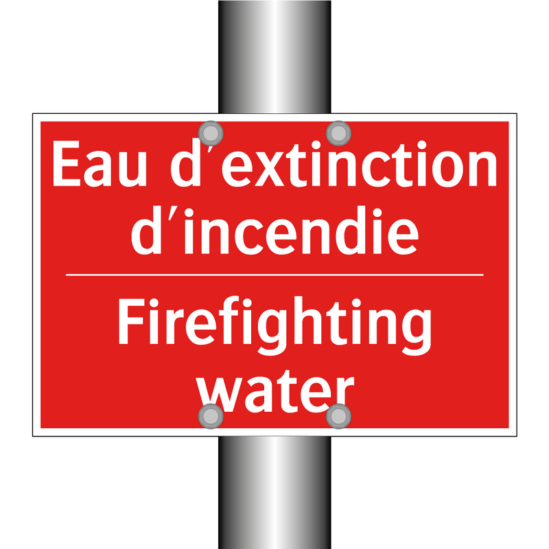 Eau d'extinction d'incendie - Firefighting water