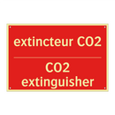 extincteur CO2 - CO2 extinguisher