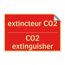 extincteur CO2 - CO2 extinguisher