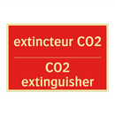 extincteur CO2 - CO2 extinguisher