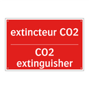 extincteur CO2 - CO2 extinguisher