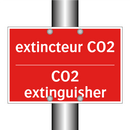 extincteur CO2 - CO2 extinguisher