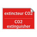 extincteur CO2 - CO2 extinguisher
