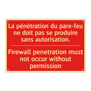 La pénétration du pare-feu ne /.../ - Firewall penetration must not /.../