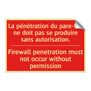 La pénétration du pare-feu ne /.../ - Firewall penetration must not /.../
