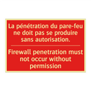 La pénétration du pare-feu ne /.../ - Firewall penetration must not /.../