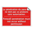 La pénétration du pare-feu ne /.../ - Firewall penetration must not /.../