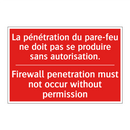 La pénétration du pare-feu ne /.../ - Firewall penetration must not /.../