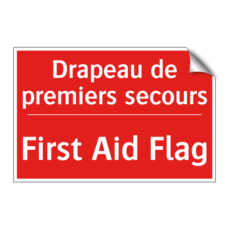 Drapeau de premiers secours - First Aid Flag
